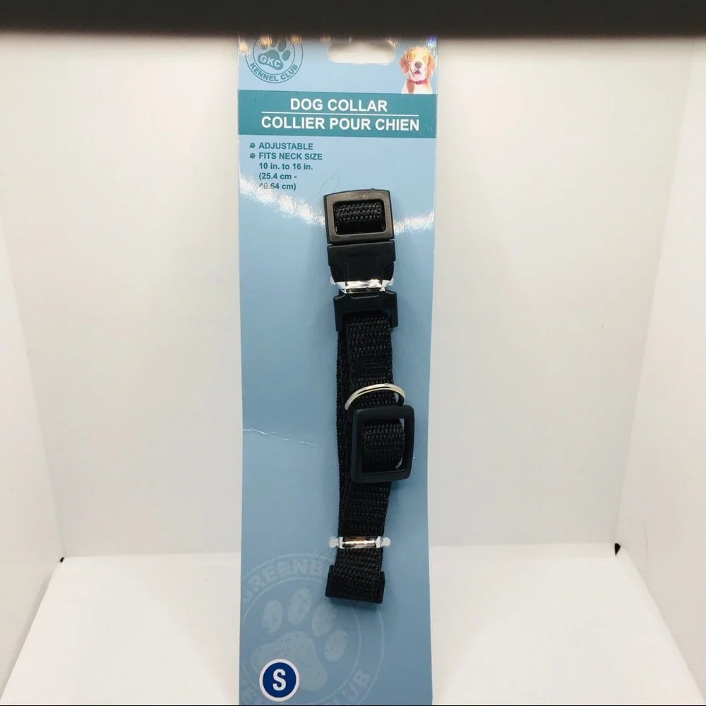 DOG COLLAR BLACK  SZ Small GREAT FOR WALKS!